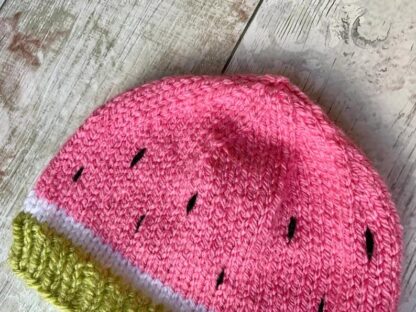 One In A Watermelon Baby Hat Pattern - Image 4