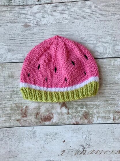 One In A Watermelon Baby Hat Pattern - Image 5