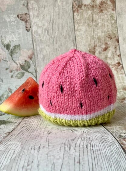 One In A Watermelon Baby Hat Pattern - Image 6