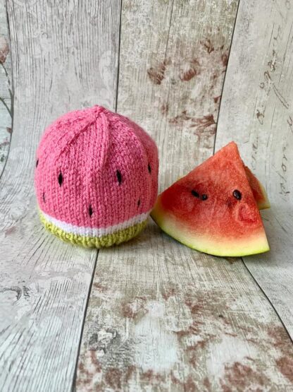 One In A Watermelon Baby Hat Pattern - Image 2