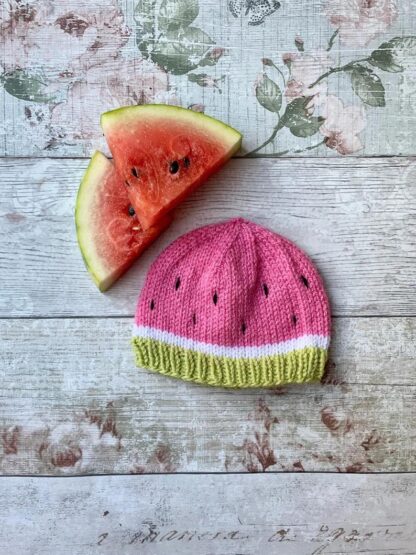 One In A Watermelon Baby Hat Pattern