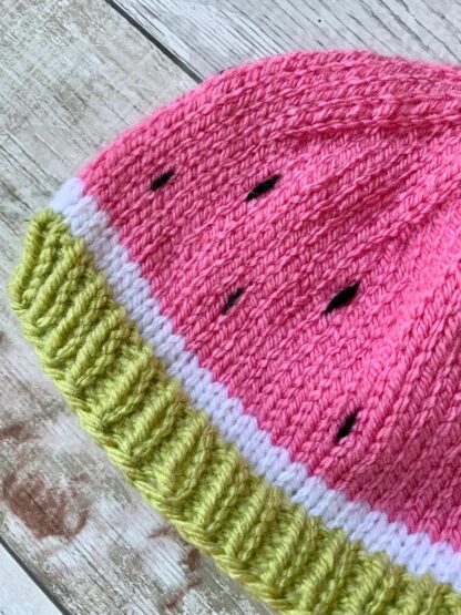 One In A Watermelon Baby Hat Pattern - Image 3