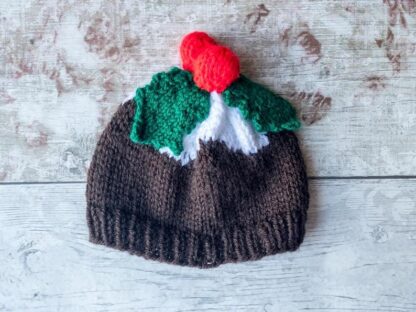 Christmas Pudding Baby Hat