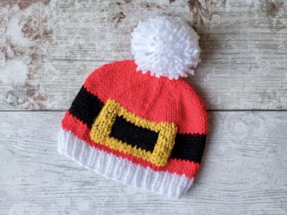 Christmas Santa Baby Hat Pattern - Image 2